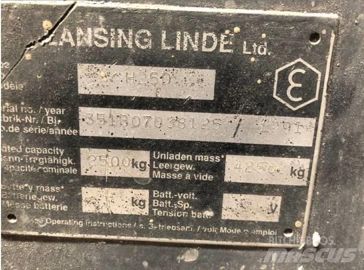 Linde H25D Diesel trucks
