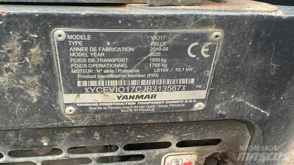 Yanmar Vio 17 Mini excavators < 7t (Mini diggers)