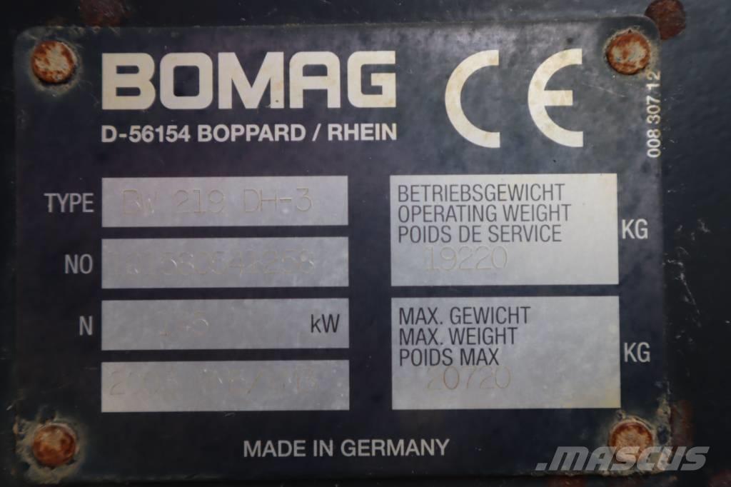 Bomag BW 219 DH-3 Single drum rollers