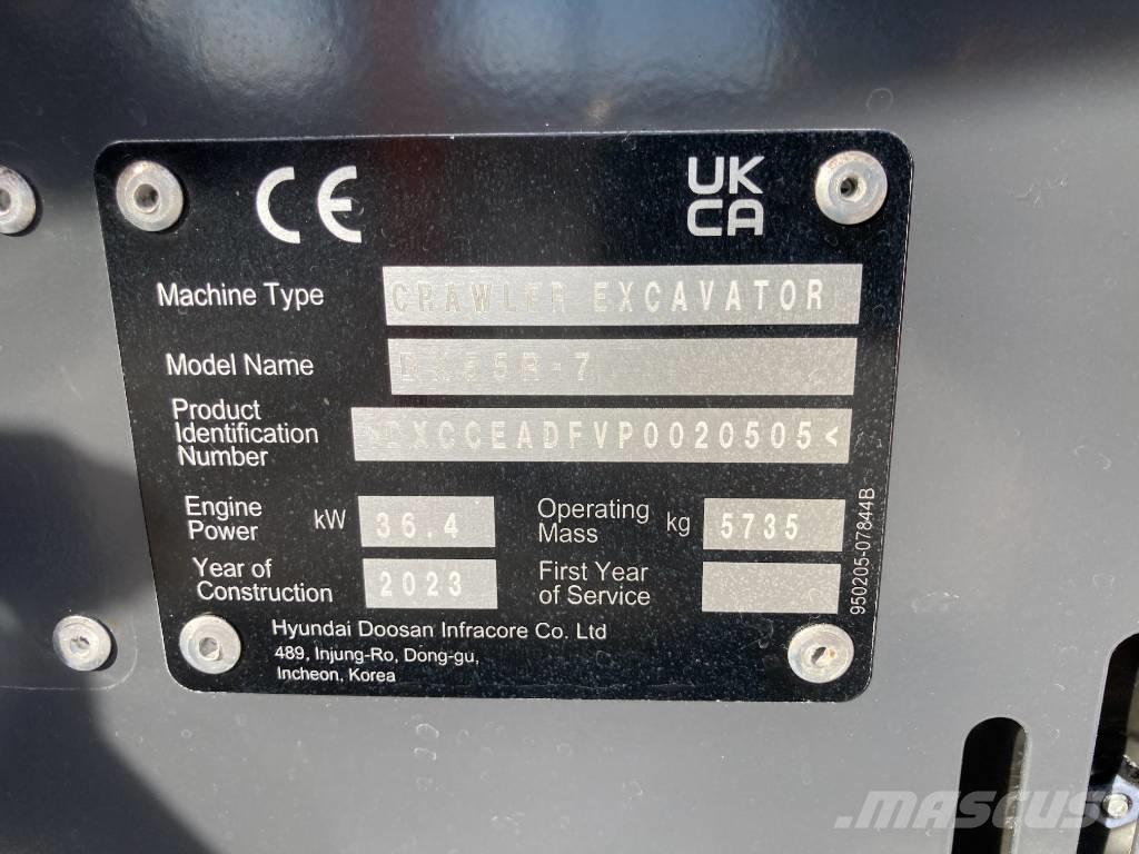 Develon DX 55 R-7 Mini excavators < 7t (Mini diggers)