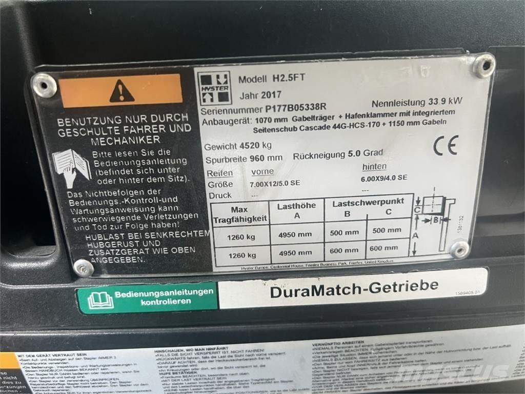 Hyster H2.5FT Diesel trucks