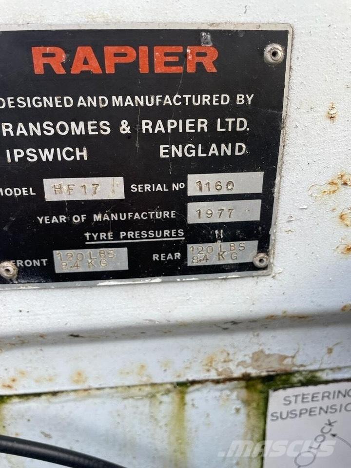 Ransomes Rapier HF17 Other lifting machines