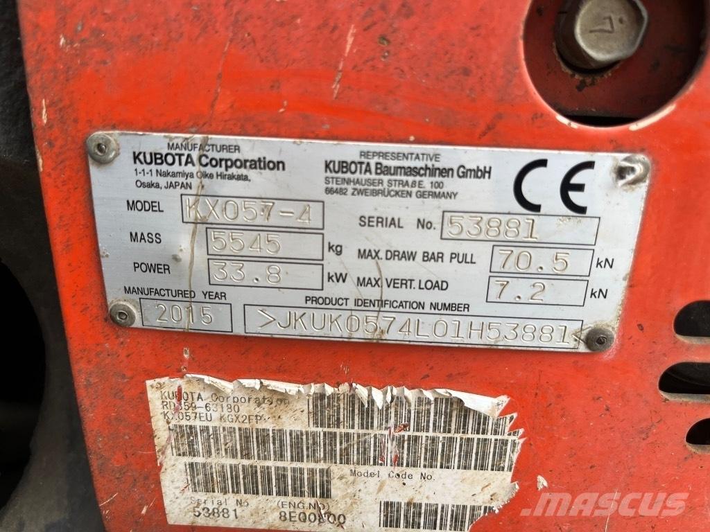 Kubota KX 057-4 Mini excavators < 7t (Mini diggers)