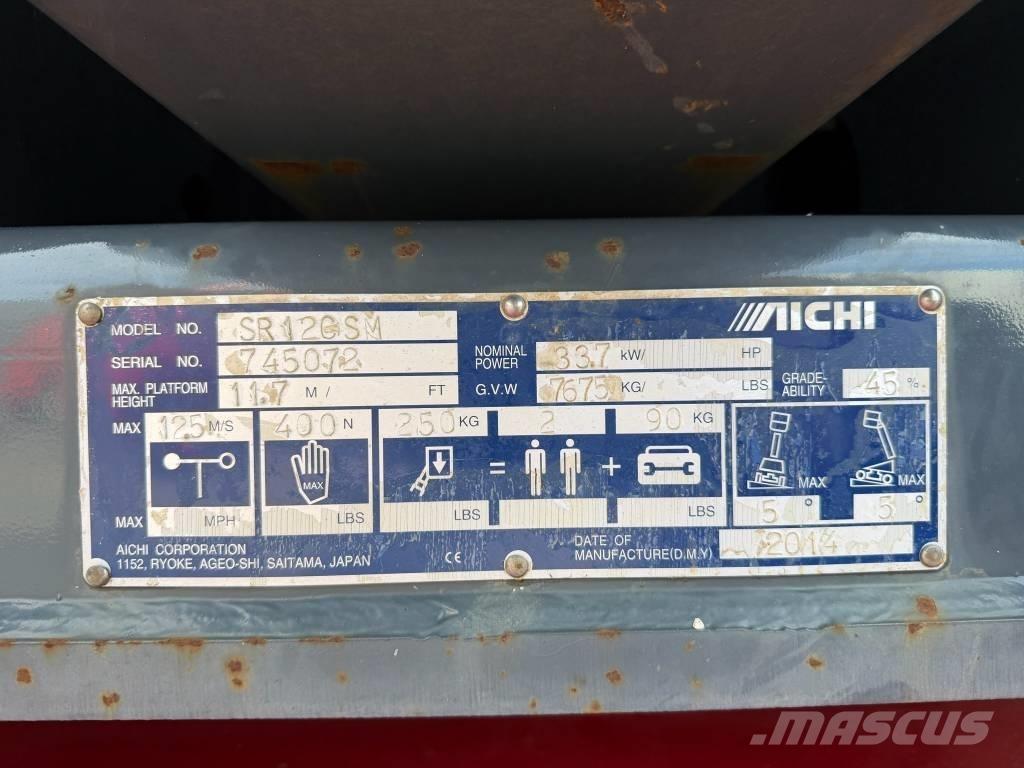 Aichi SR 12 C Telescopic boom lifts