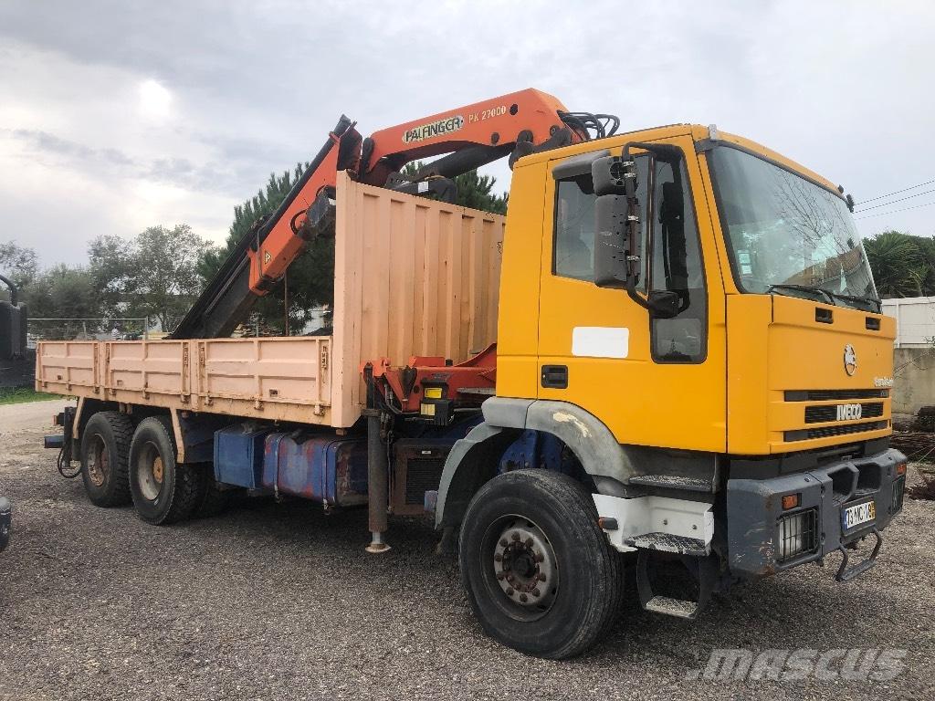 Iveco Euro trailer Crane trucks