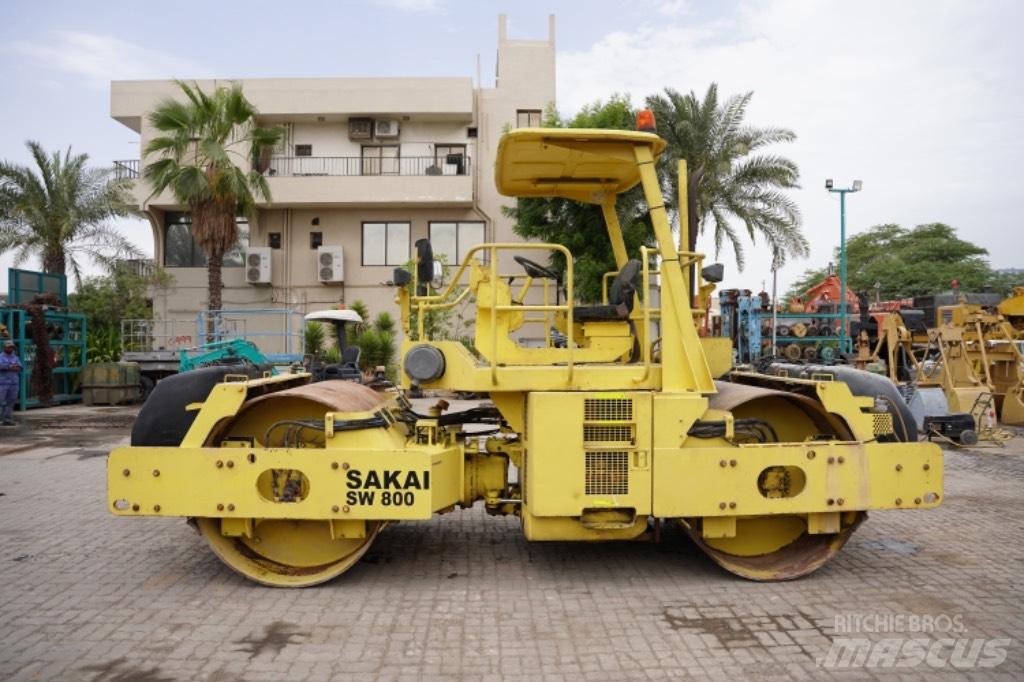 Sakai SW 800 Twin drum rollers