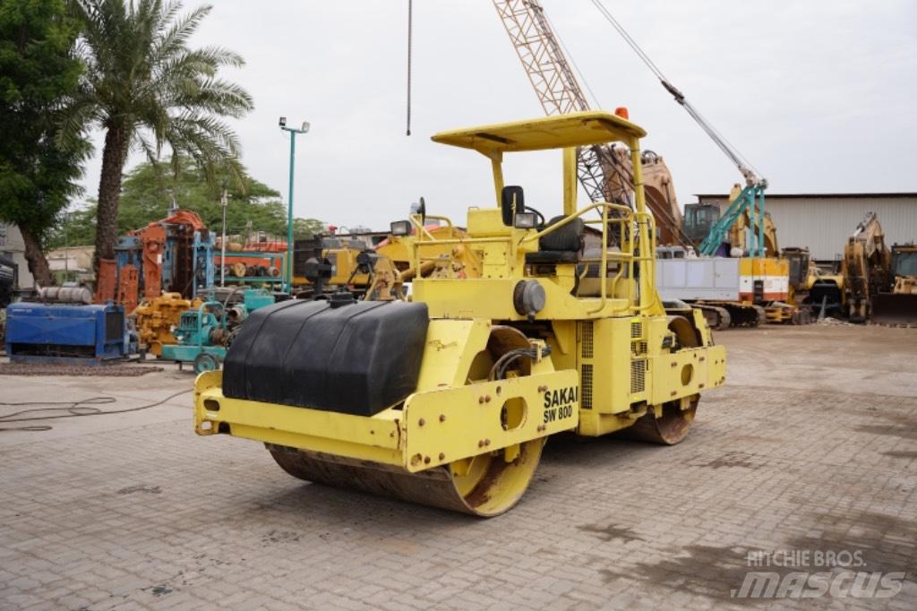 Sakai SW 800 Twin drum rollers