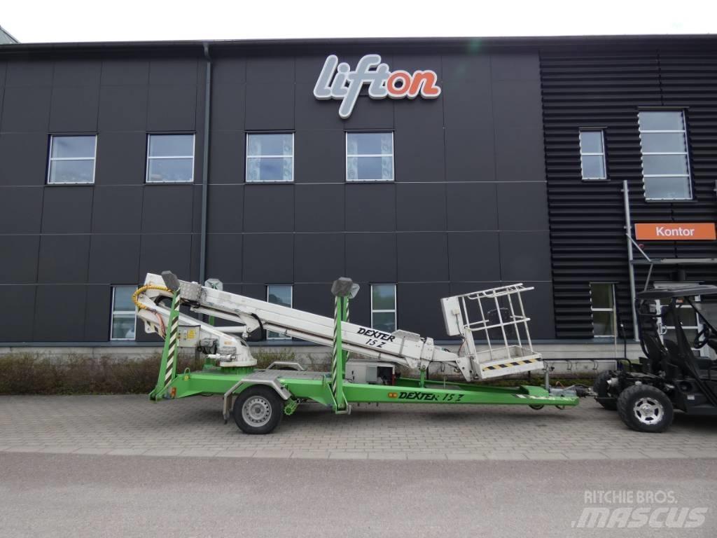 Dexter 15Z Trailer mounted aerial platforms