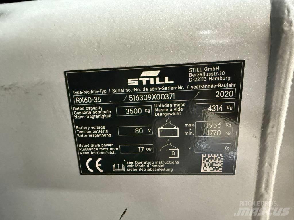 Still RX 60-35 Electric forklift trucks