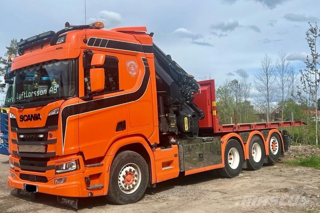 Scania R 500 Crane trucks