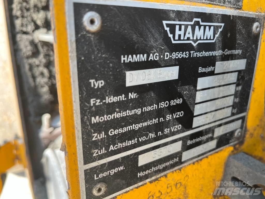 Hamm DV06K Super Combi rollers