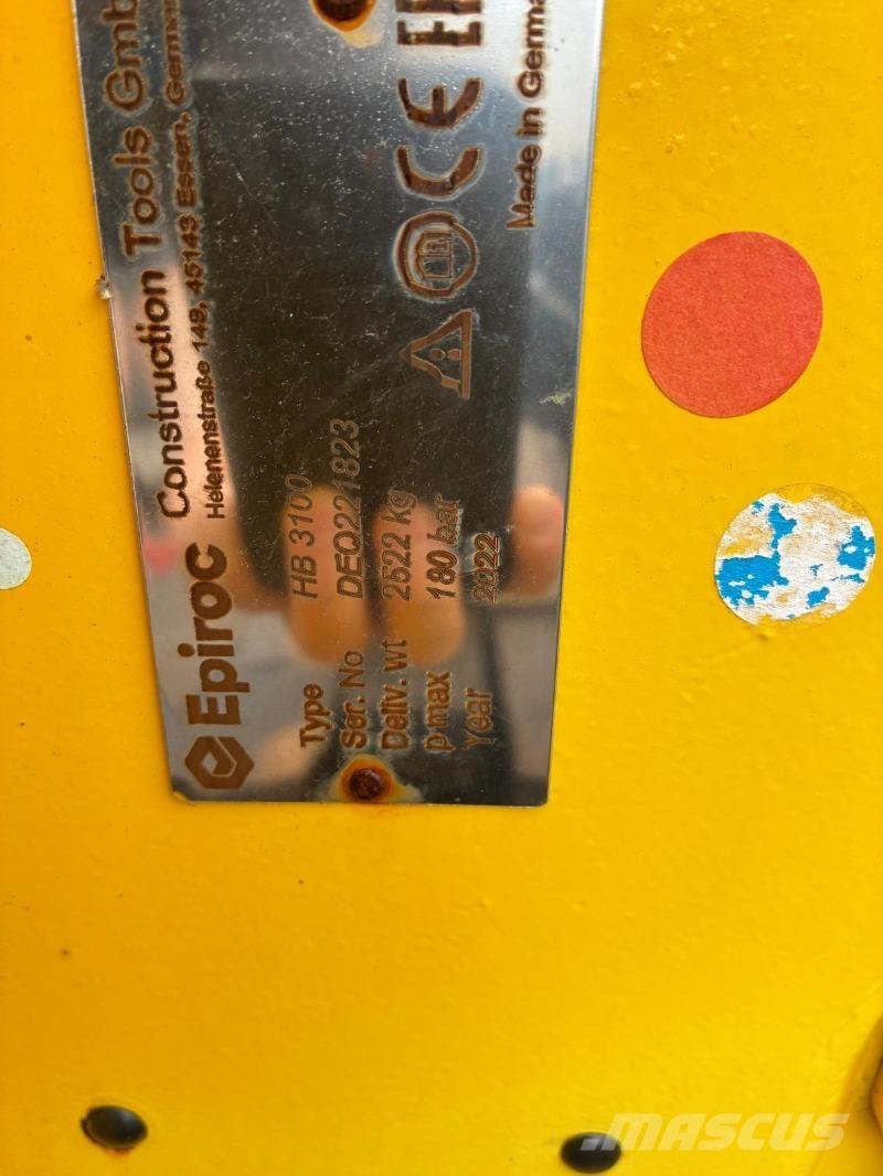 Epiroc HB3100 Hammers / Breakers