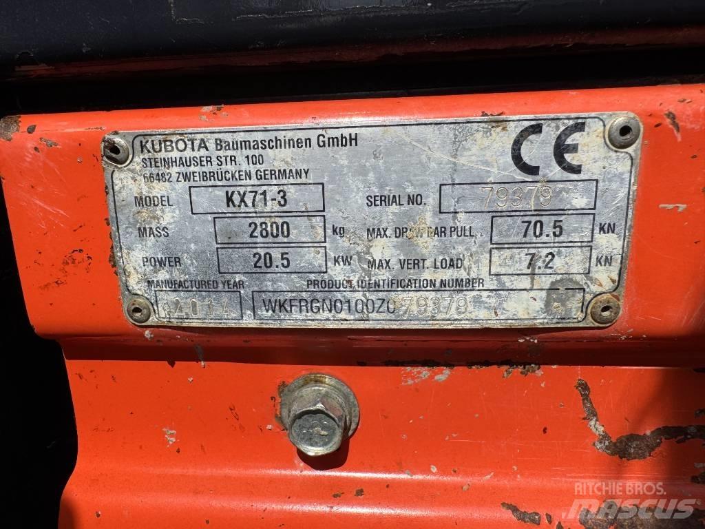 Kubota KX 71-3 Mini excavators < 7t (Mini diggers)