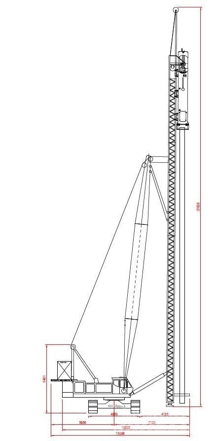 Hitachi KH300-3 PD Tracked cranes