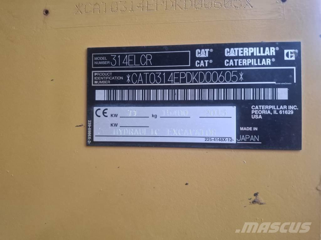 CAT 314 E LCR Crawler excavators
