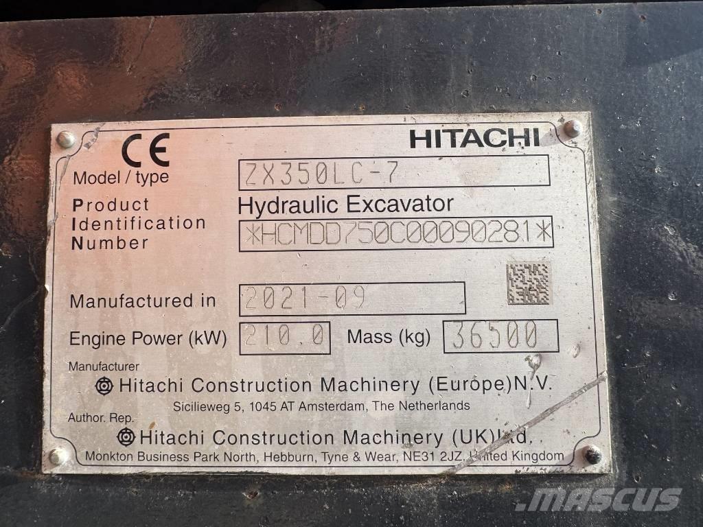 Hitachi ZX 350 LC-7 Crawler excavators