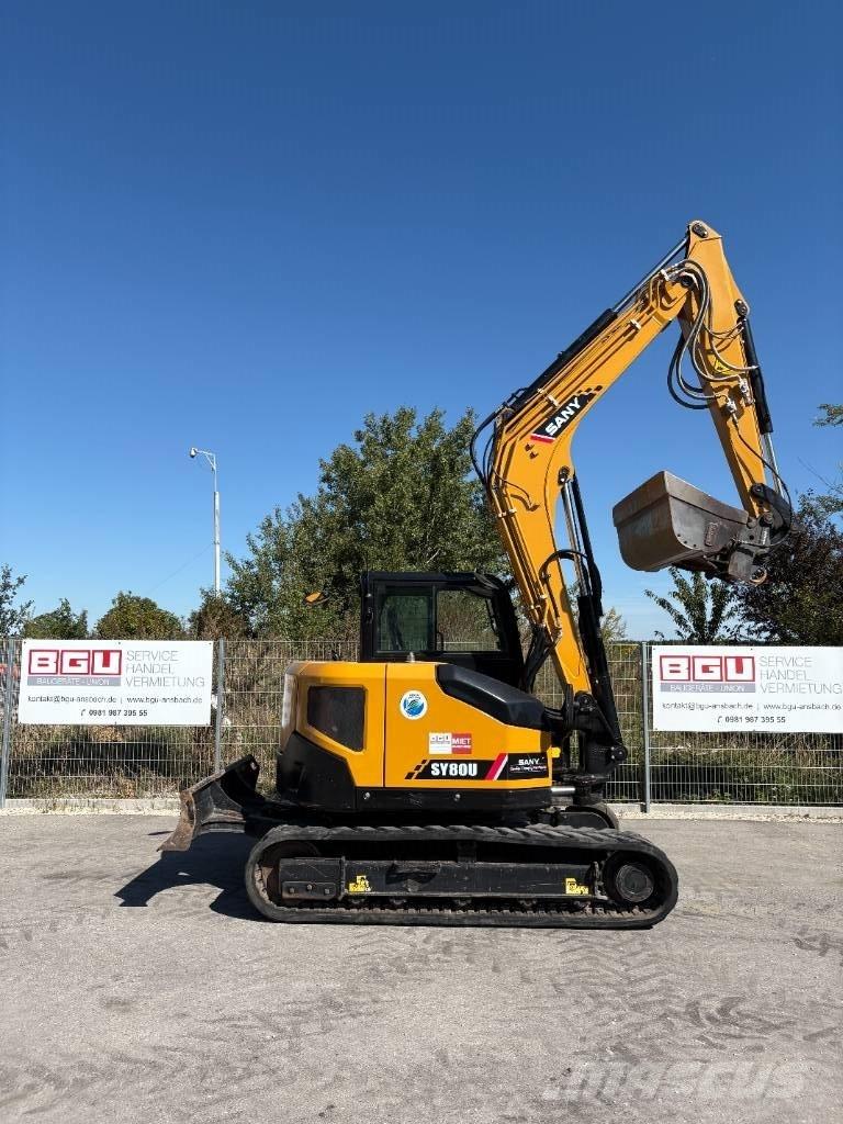 Sany SY 80 U Midi excavators  7t - 12t
