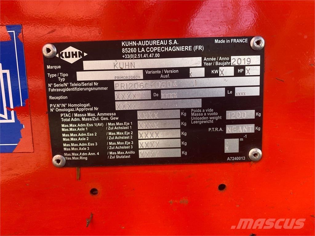 Kuhn Primor 2060H Bale shredders, cutters and unrollers