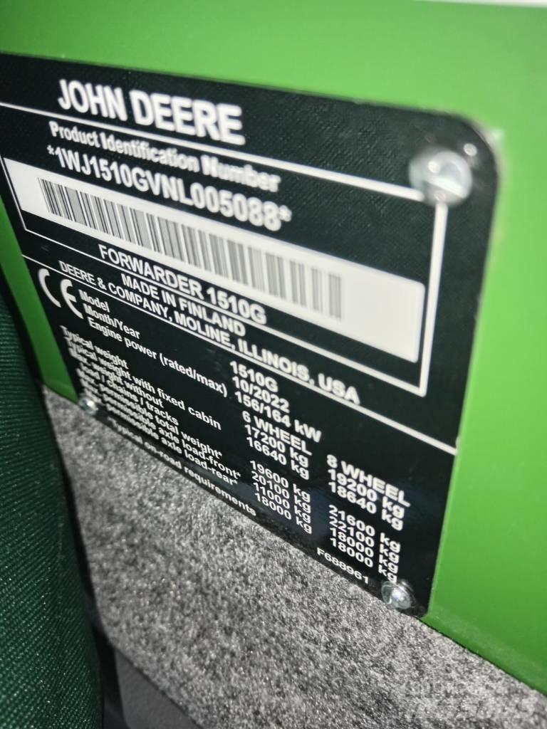 John Deere 1510 G Forwarders