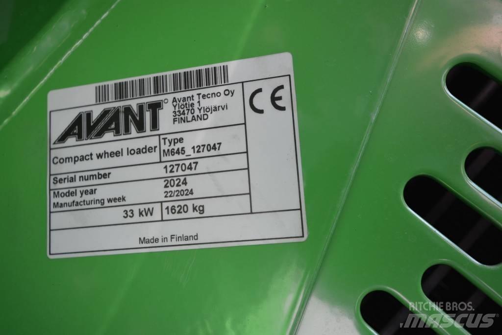 Avant 645 i Mini loaders
