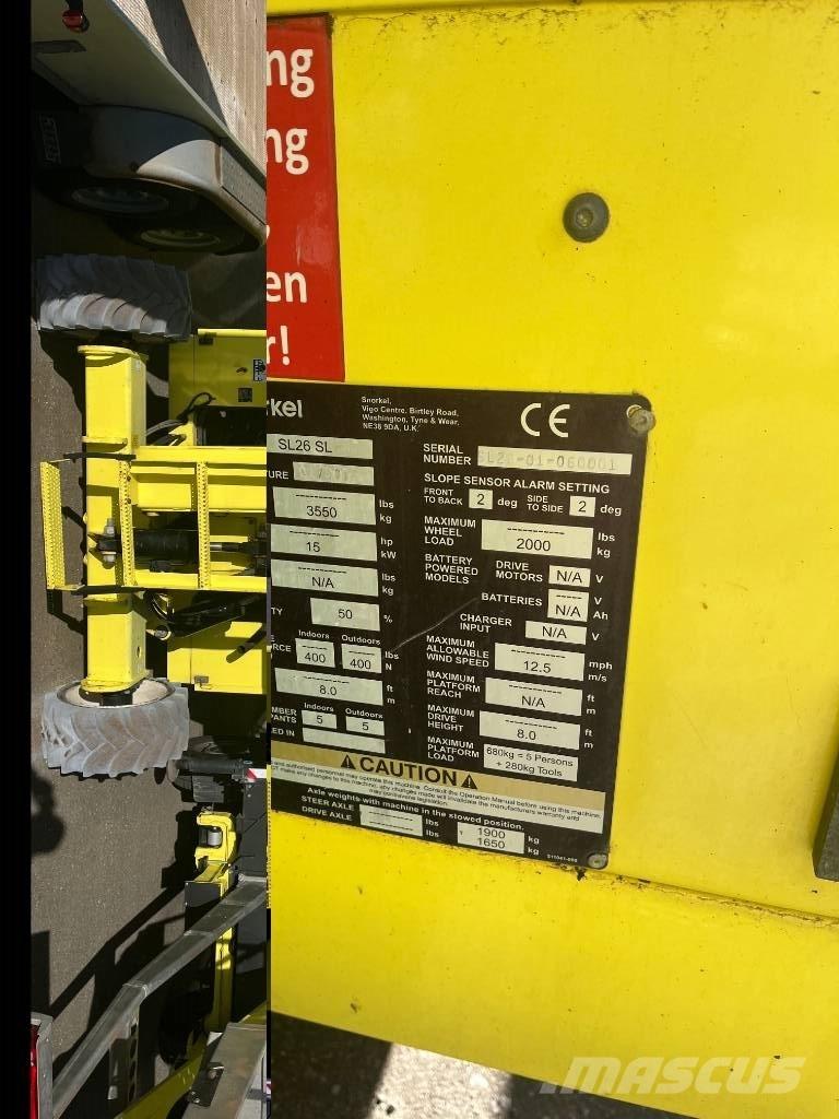 Snorkel SL 26 SL Scissor lifts