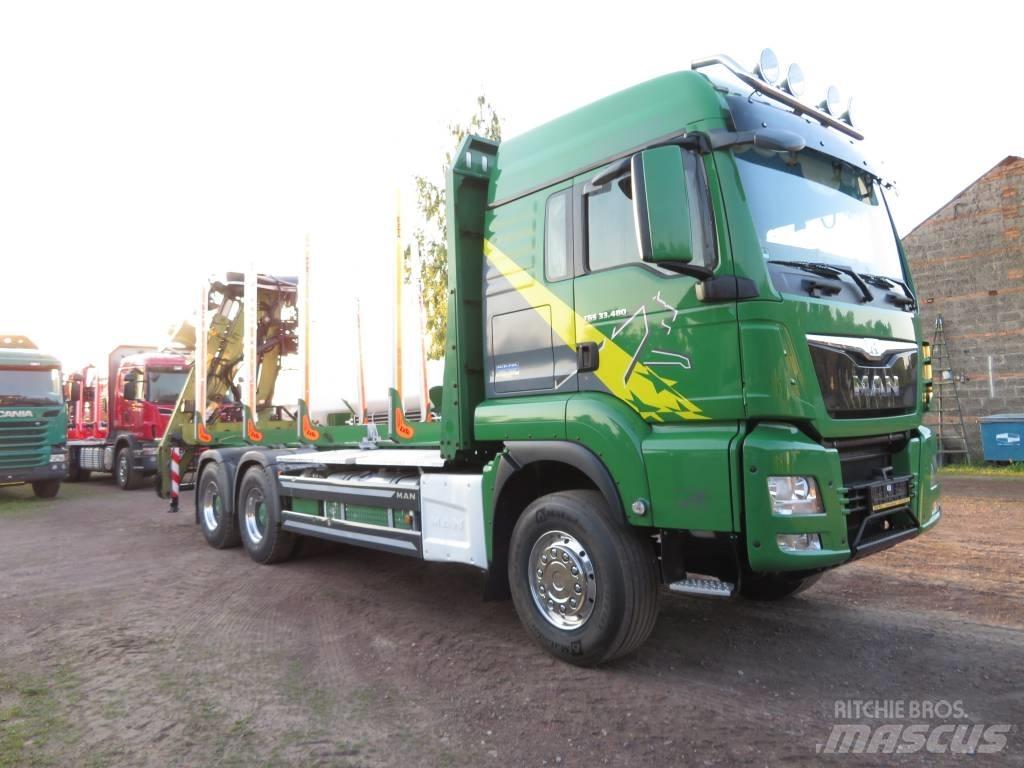 MAN 33.480 Timber trucks