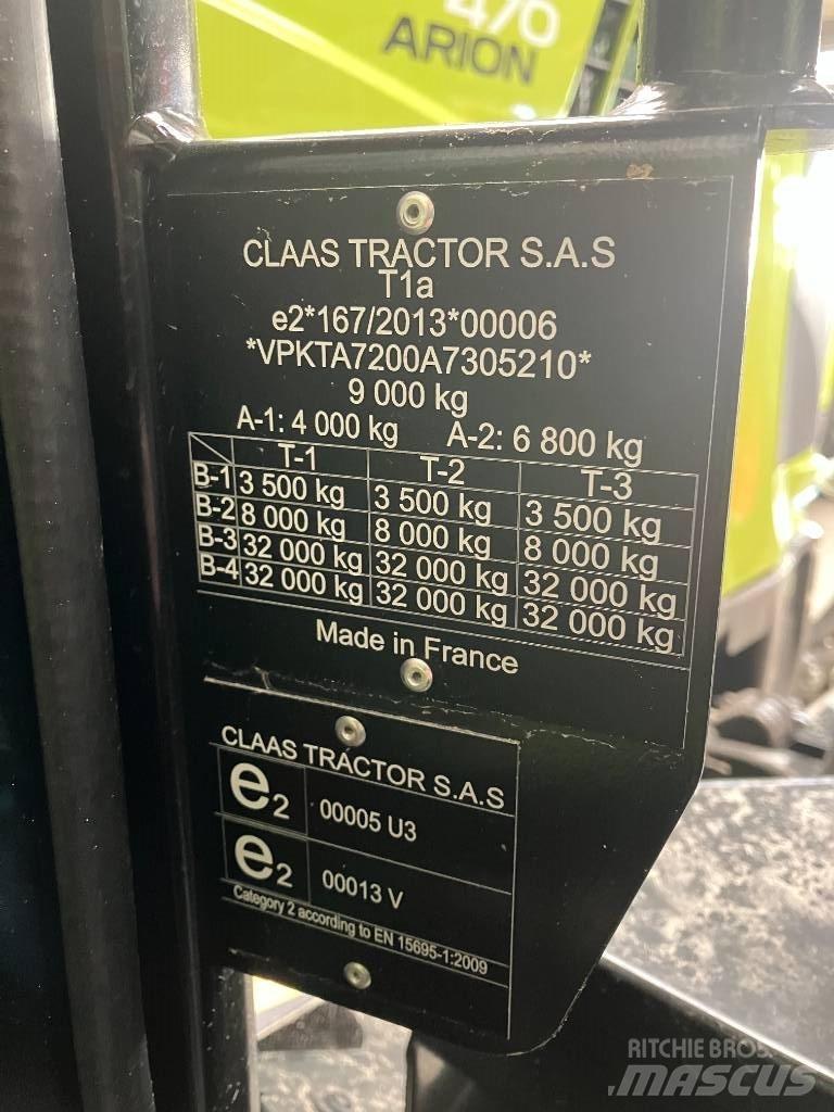 Claas Arion 470 Tractors