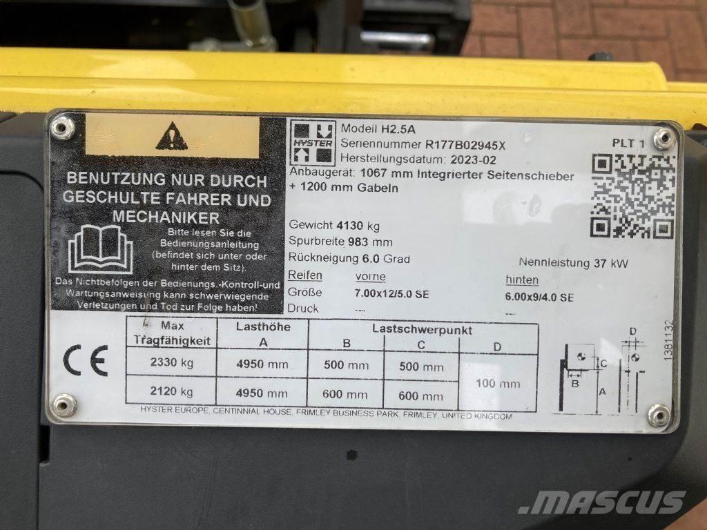 Hyster H 2.5A Diesel trucks