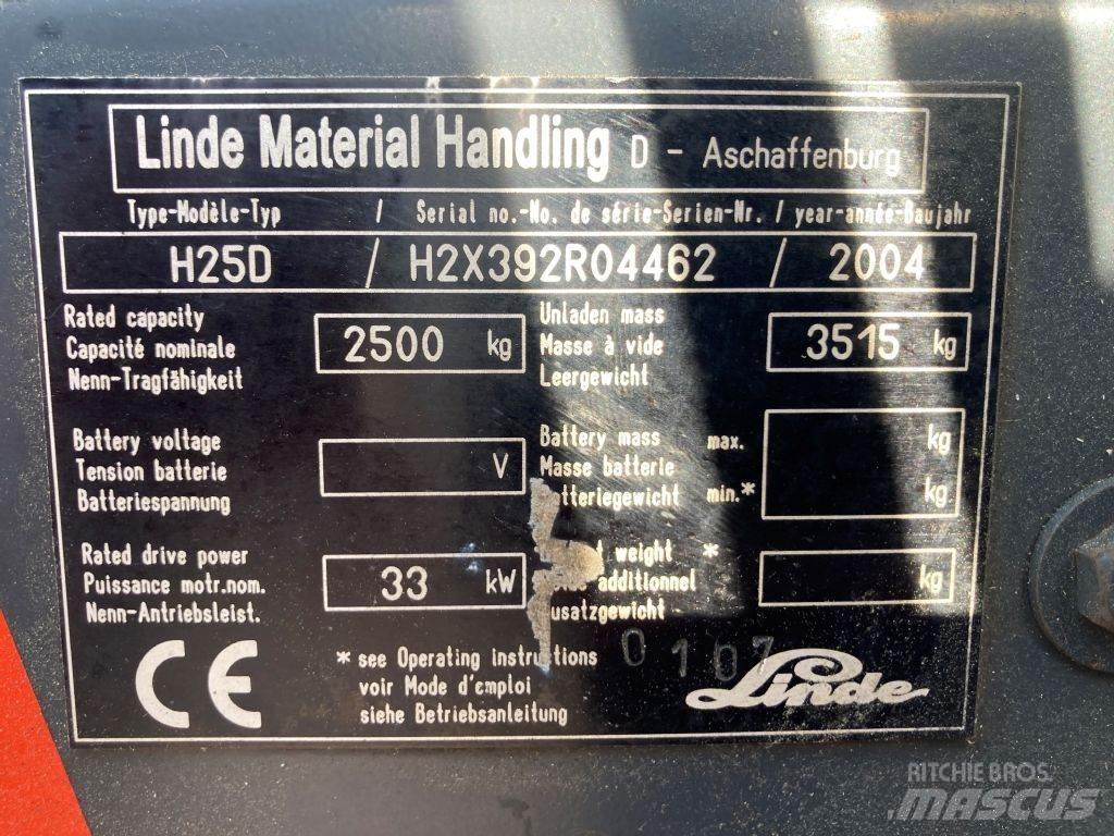 Linde H25D Diesel trucks