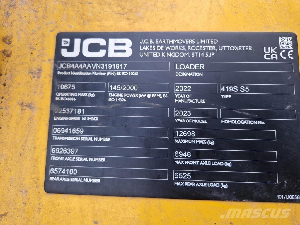 JCB 419S Agriculture - Others