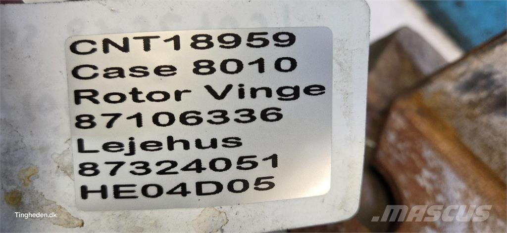 CASE 8010 Combine harvester accessories