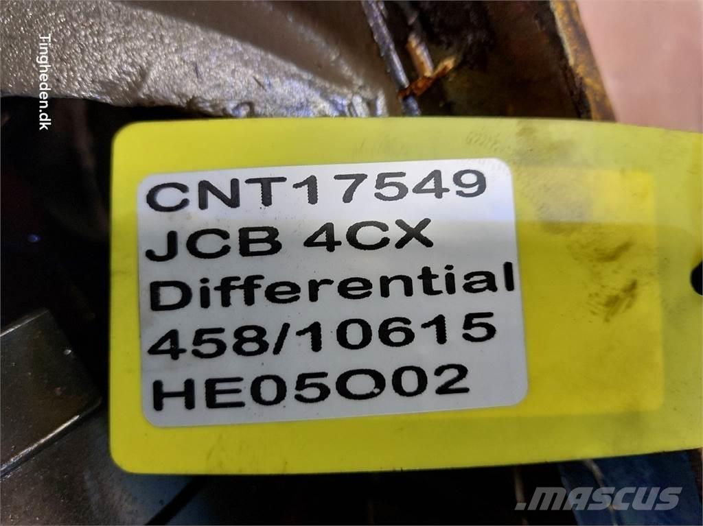 JCB 4CX Axles