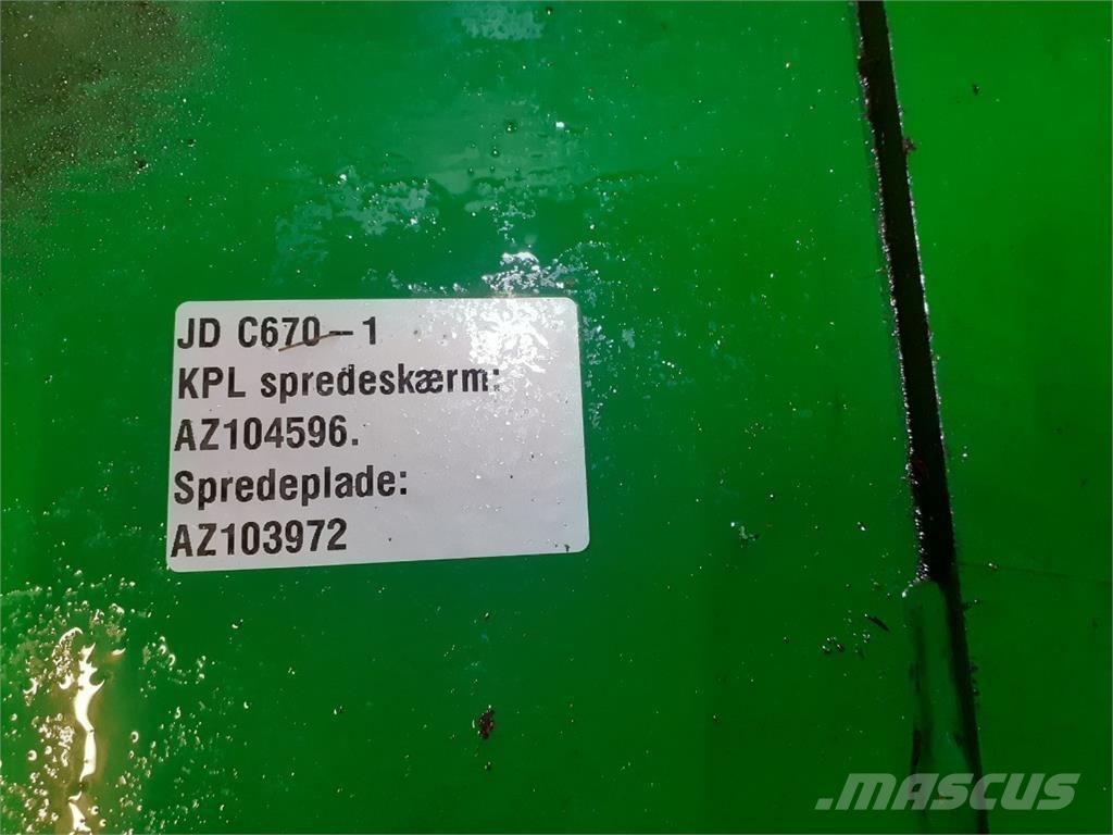 John Deere C670 Combine harvester accessories