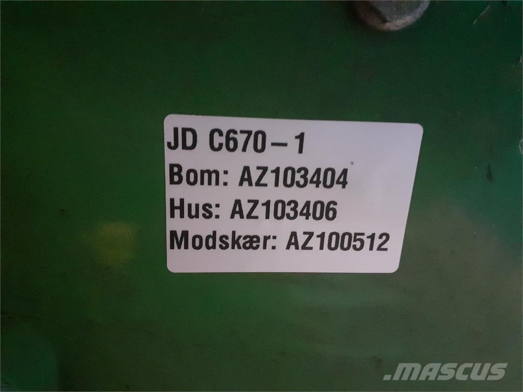 John Deere C670 Combine harvester accessories
