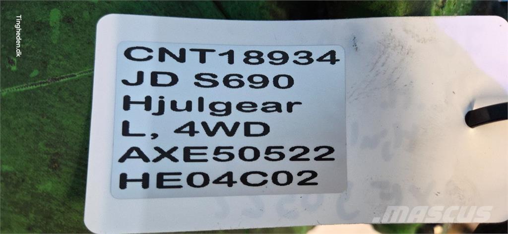 John Deere S690 Combine harvester accessories