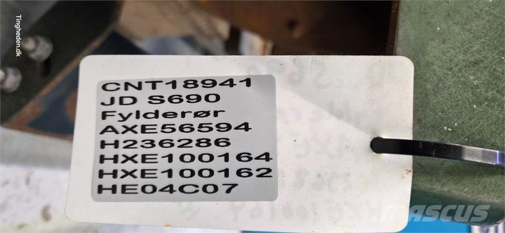 John Deere S690 Combine harvester accessories