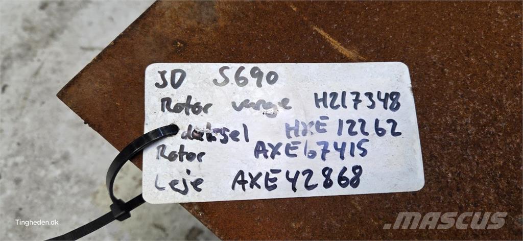 John Deere S690 Combine harvester accessories