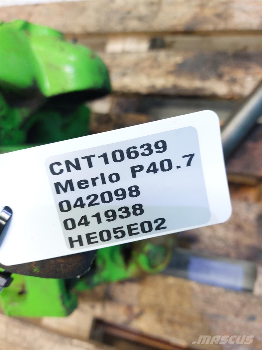 Merlo P40.7 Axles