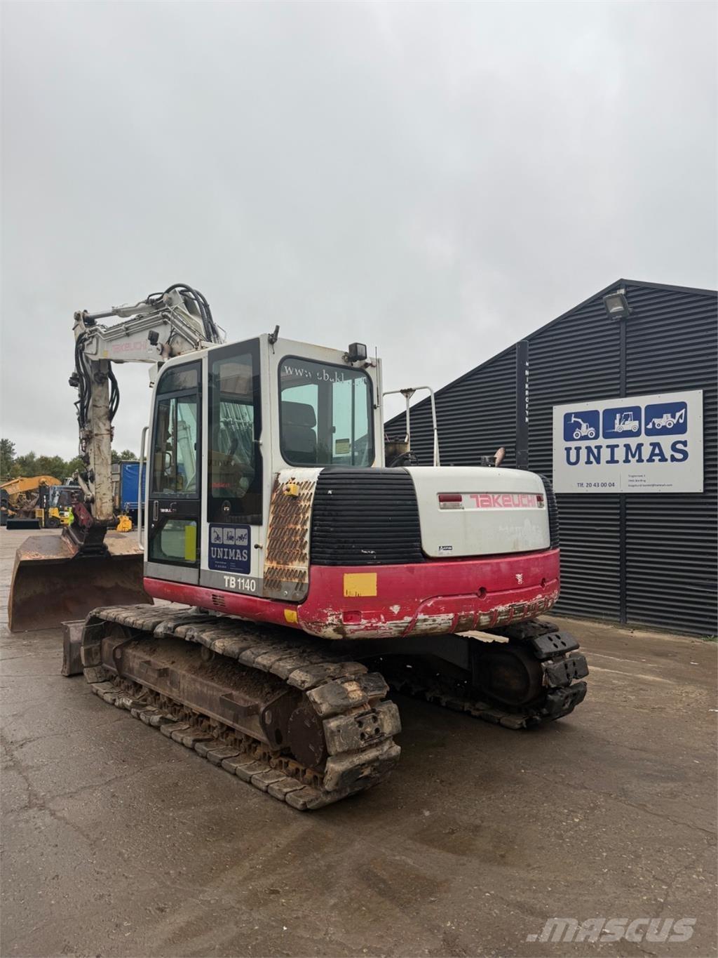 Takeuchi TB1140 Crawler excavators