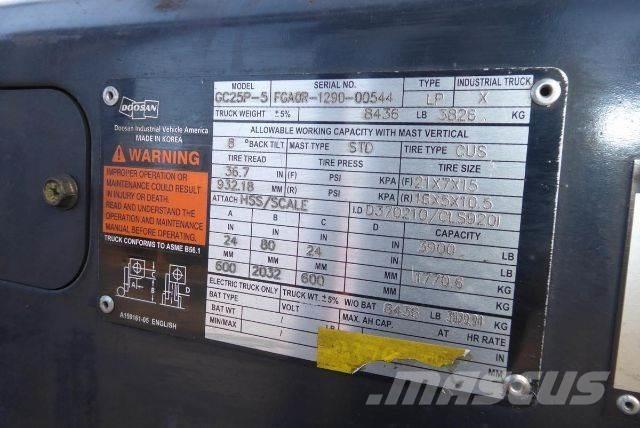 Doosan GC25P-5 Forklift trucks - others