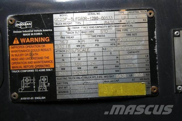 Doosan GC25P-5 Forklift trucks - others