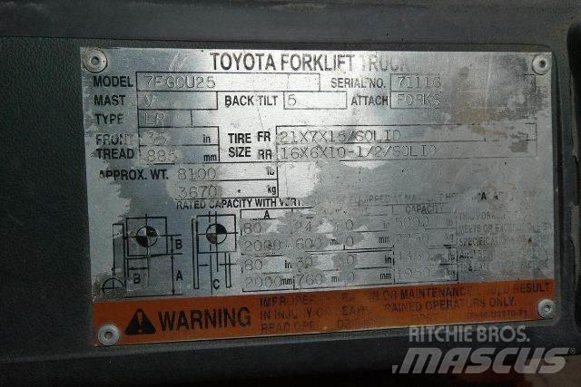 Toyota 7FGCU25 Forklift trucks - others