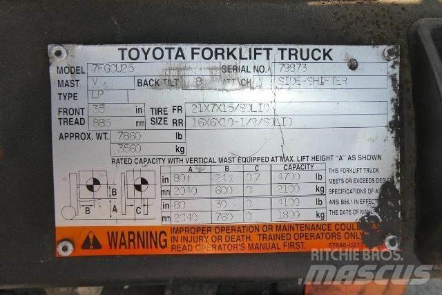 Toyota 7FGCU25 Forklift trucks - others