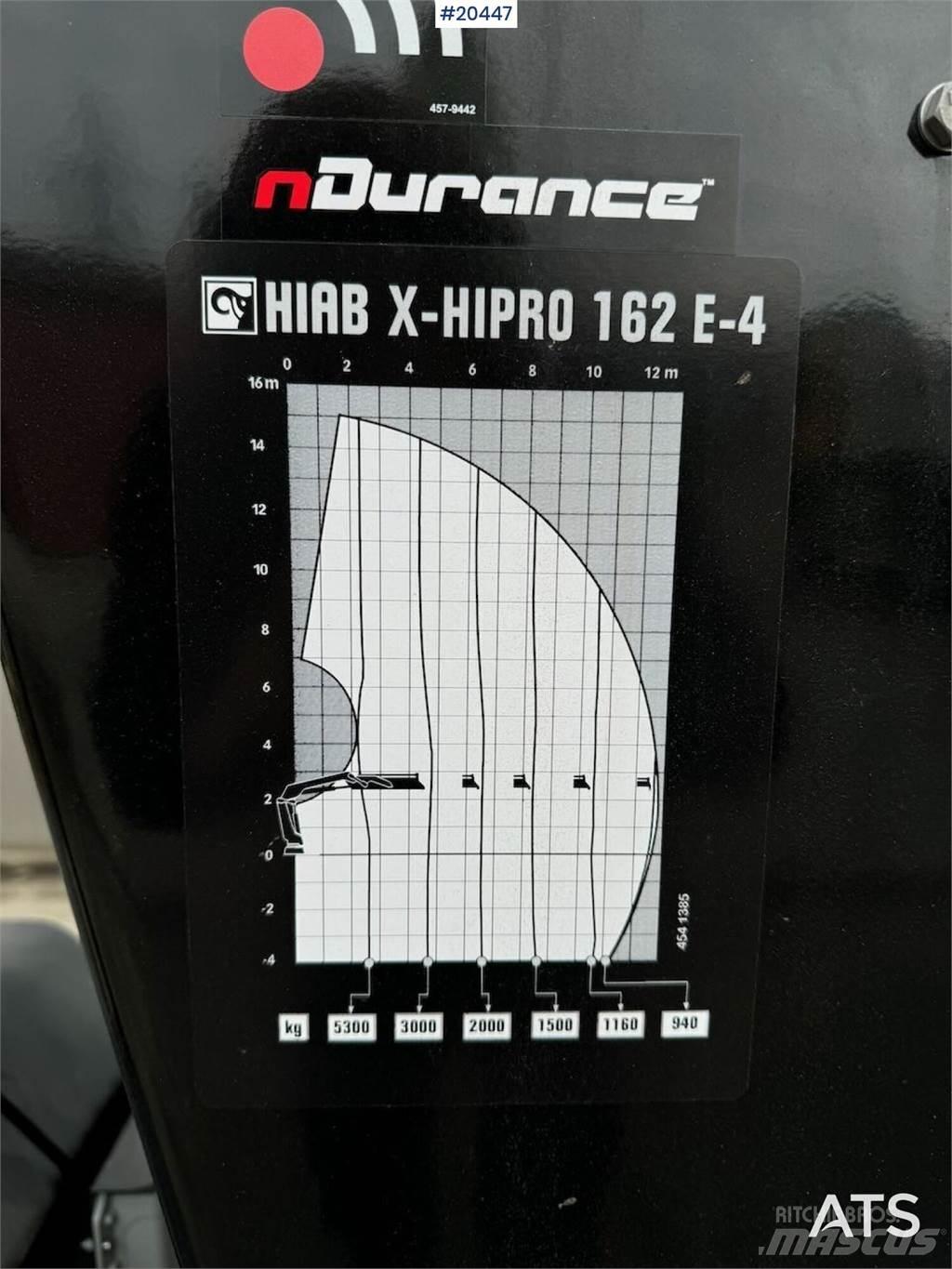 Hiab X-Hipro 162 Crane trucks