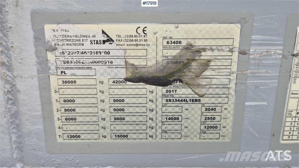 Stas S300ZX Walking floor semi-trailers