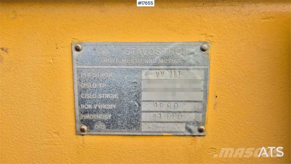 Stavostroj VV 111 Single drum rollers