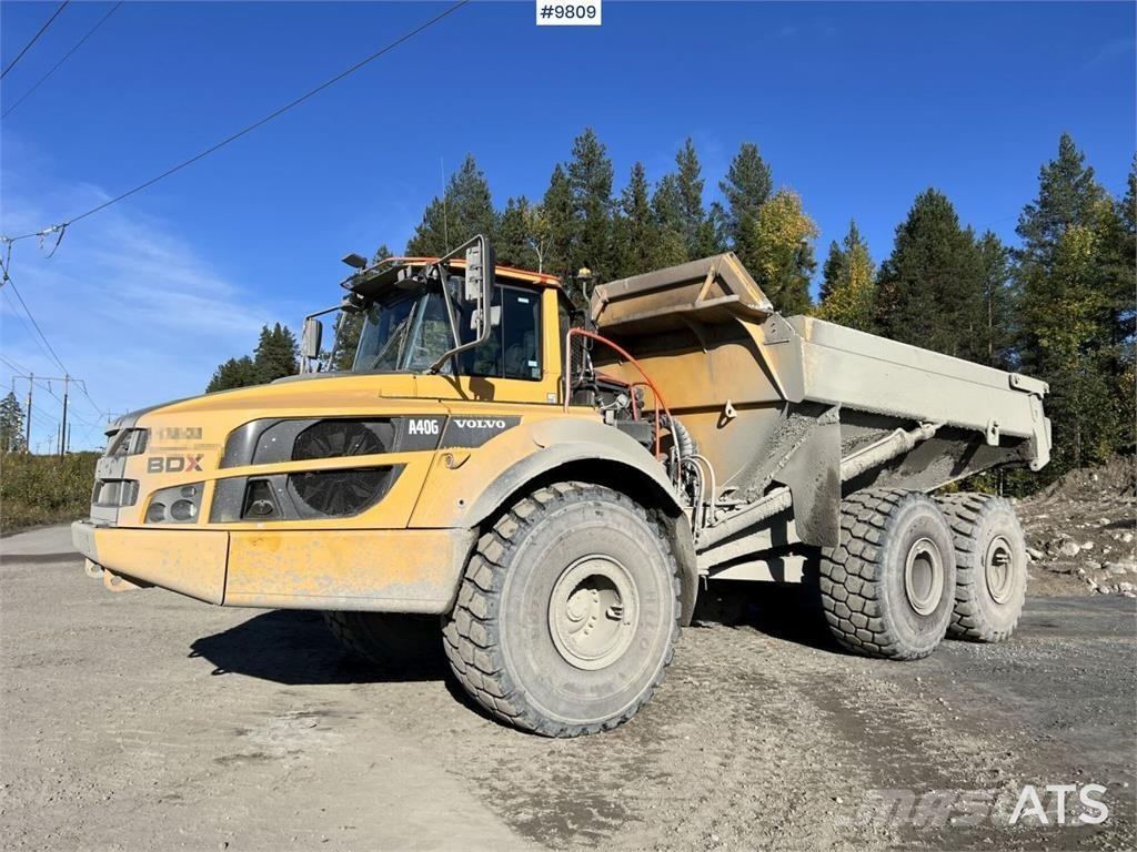 Volvo A40G dump truck Articulated Dump Trucks (ADTs)