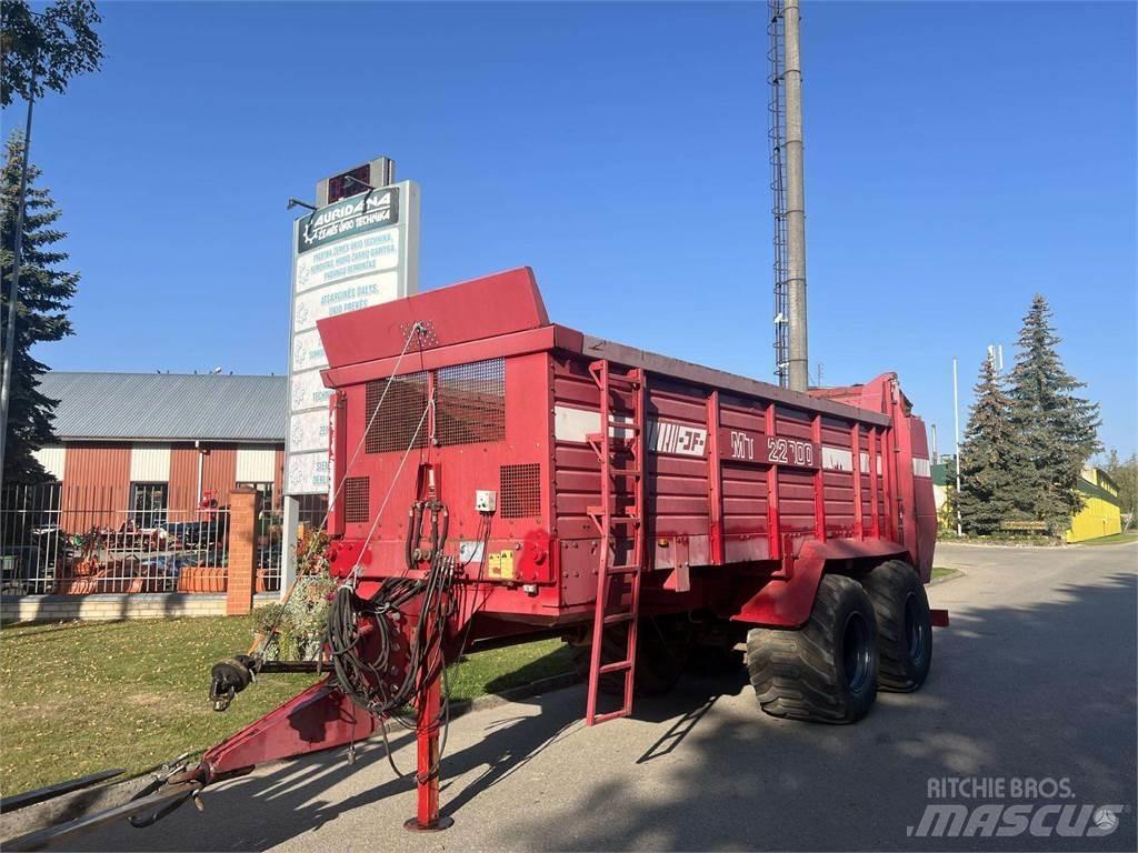 JF MT 22000 Bale shredders, cutters and unrollers