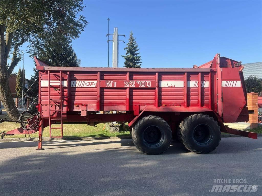 JF MT 22000 Bale shredders, cutters and unrollers