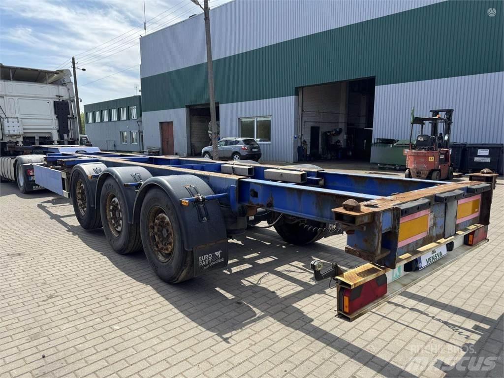 Renders EURO 903 Containerframe trailers